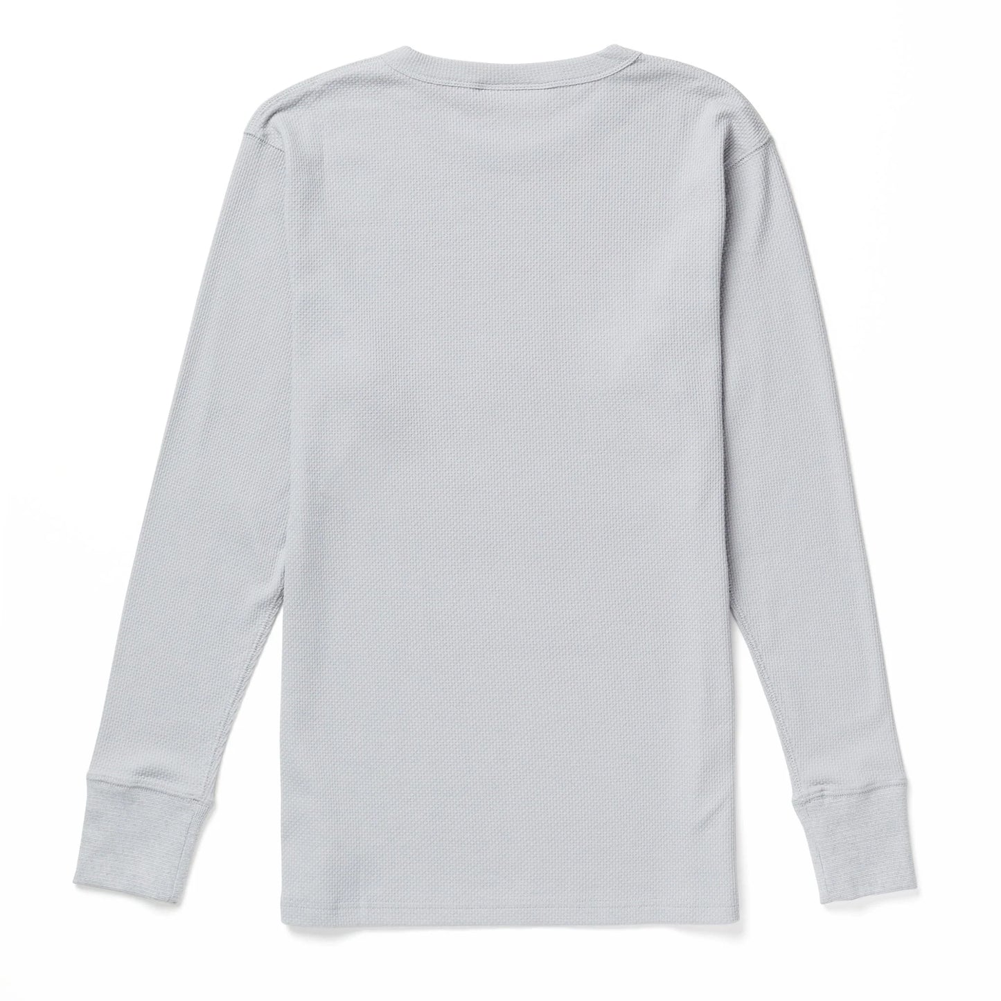 men's long sleeve heather grey thermal shirt from Seager