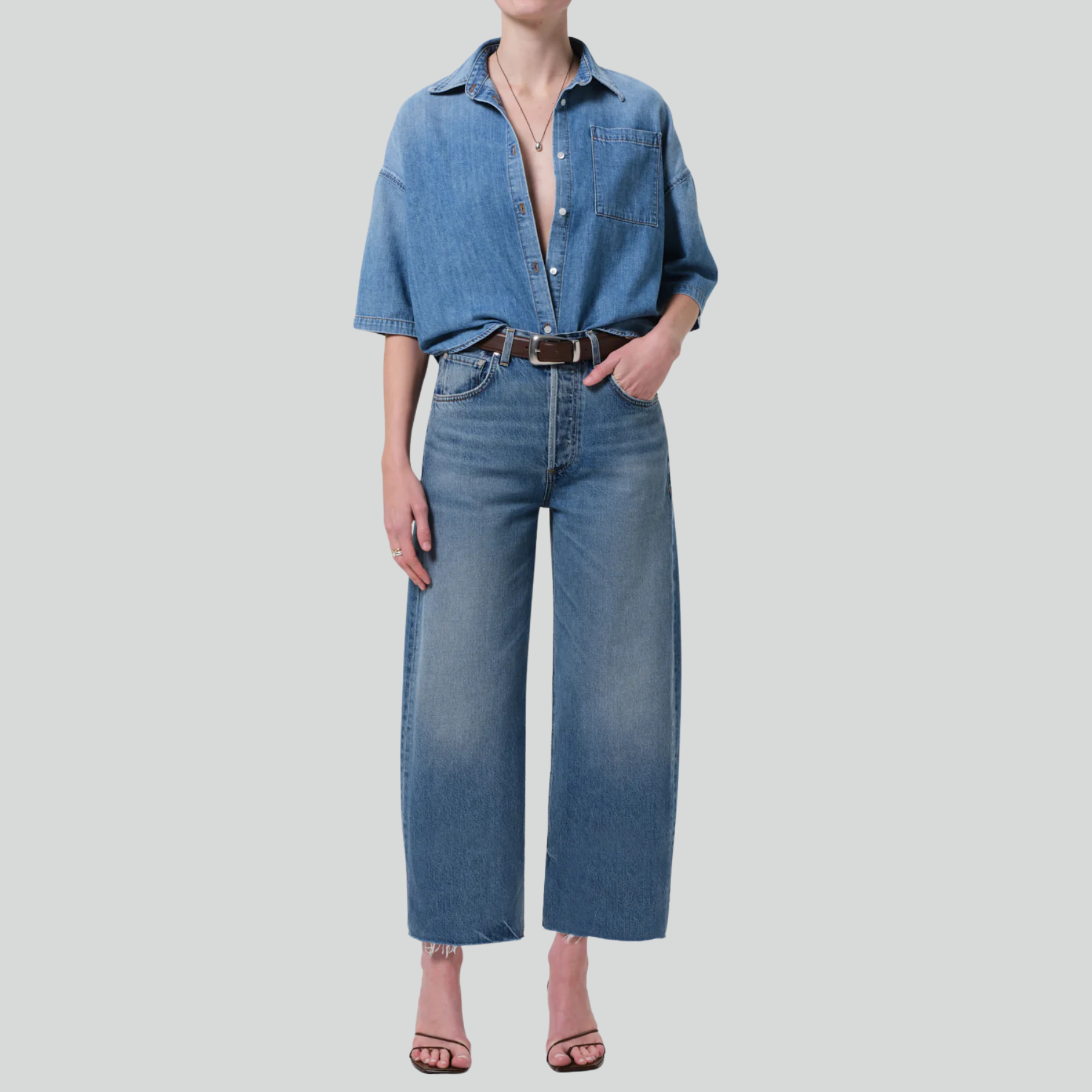 Citizens Of Humanity Ayla Raw Cropped Hem | Harbour Thread