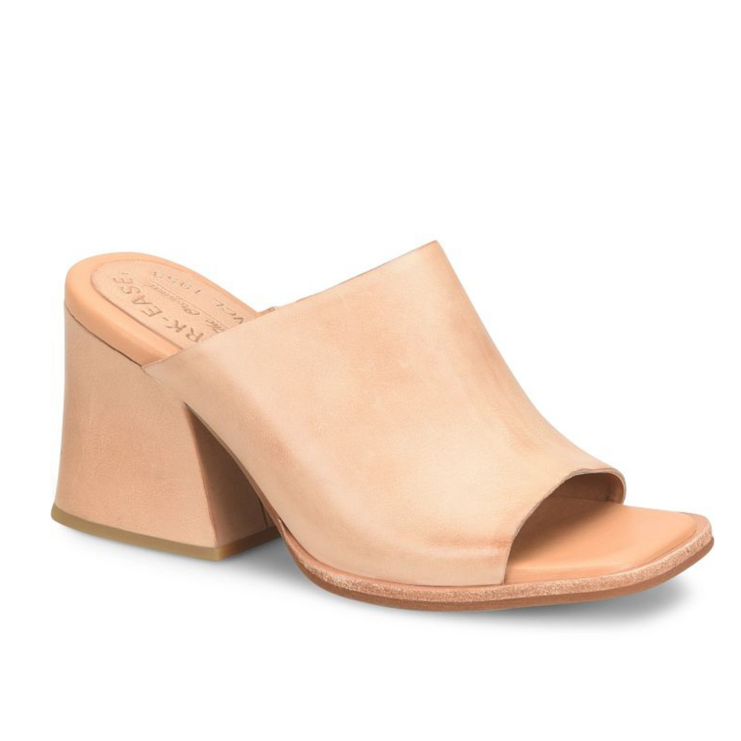 Enjoy the timeless, luxe leather-wrapped Carri Slide Sandal by Kork-Ease at Harbour Thread women's boutique in Burlington, VT.