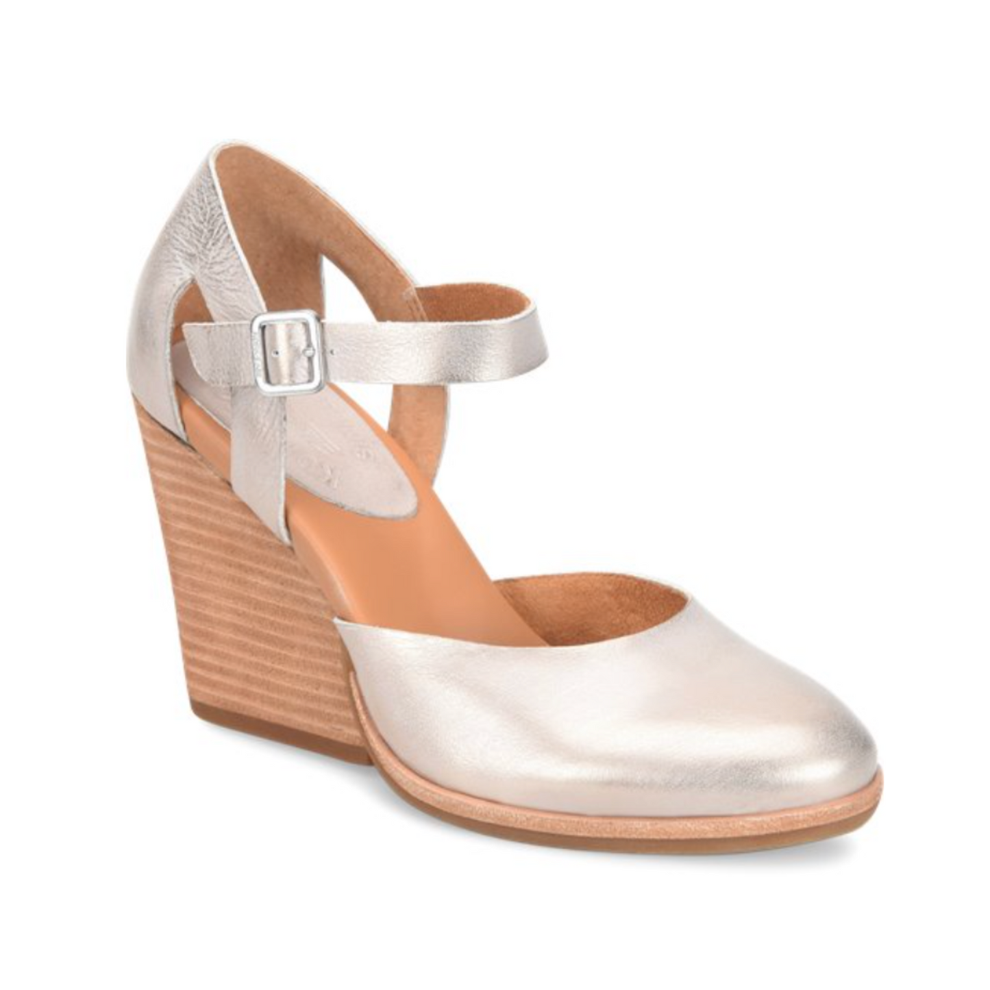 The chic Kork-Ease Harlow Heel offers eye-catching cutouts and a sculpted stacked heel. Shop these versatile heels at Harbour Thread boutique in Burlington, VT!