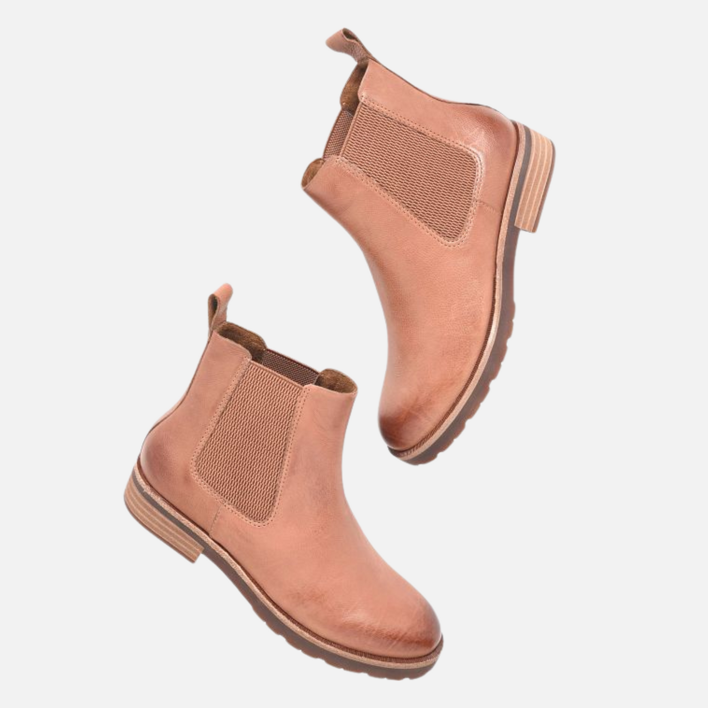 The Bristol Brown Leather Chelsea Boots by the brand Kork-Ease