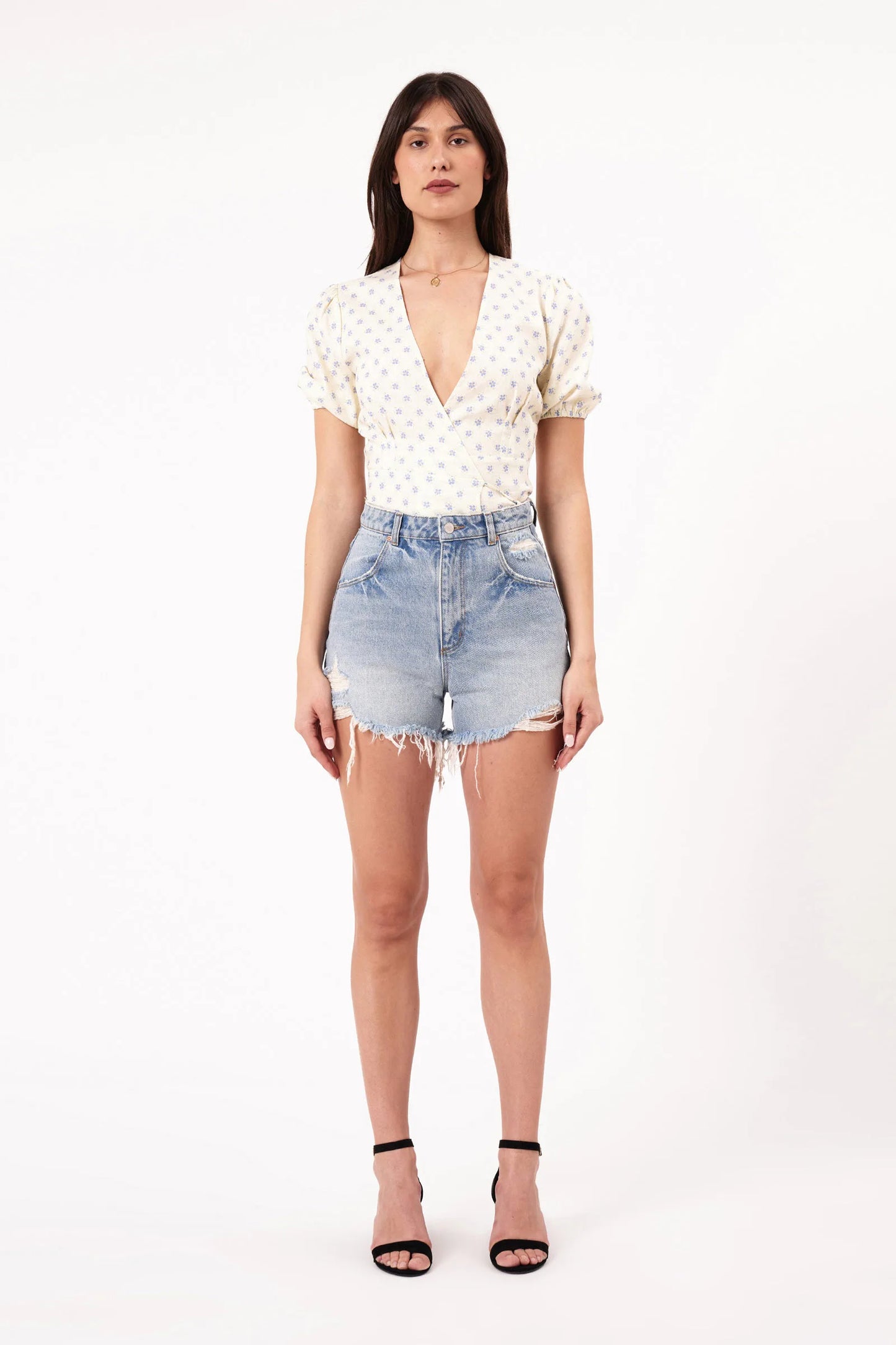 Rolla's Mirage Short in the Sylvie Blue vintage wash