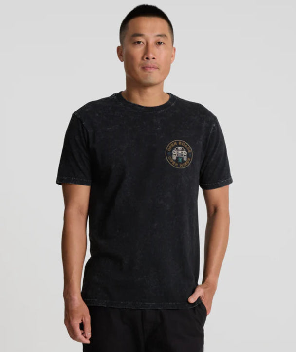 Now at Harbour Thread, the Roark Open Roads Premium Tee features an off-road adventure design in a cool vintage wash crafted for comfort and durability.