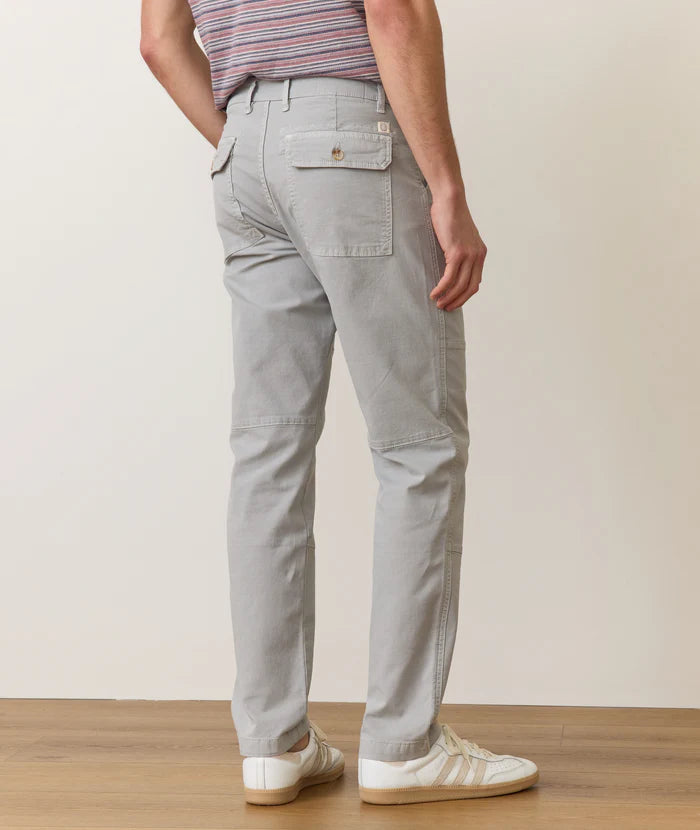 Men's light grey utility style pants from Marine Layer at Harbour Thread