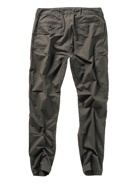 Back view of Relwen's Flyweight Flex Chino in the color Charcoal