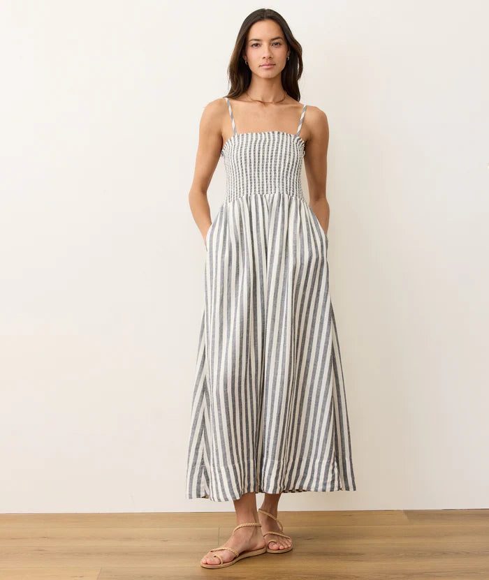 Marine Layer Sutton Strapless Maxi Dress