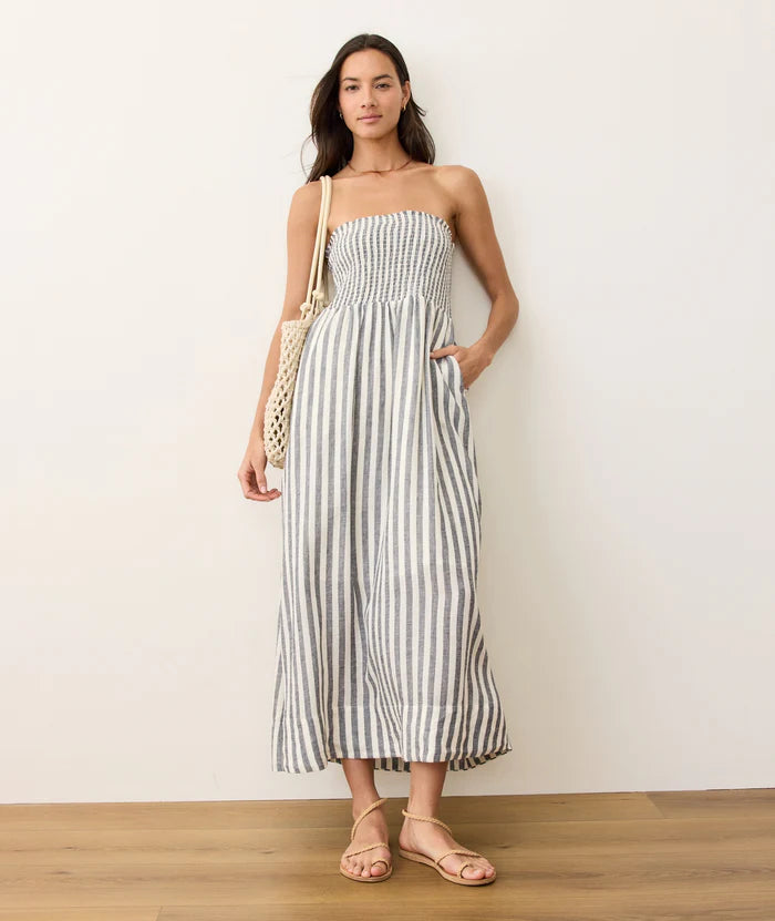 Marine Layer Sutton Strapless Maxi Dress