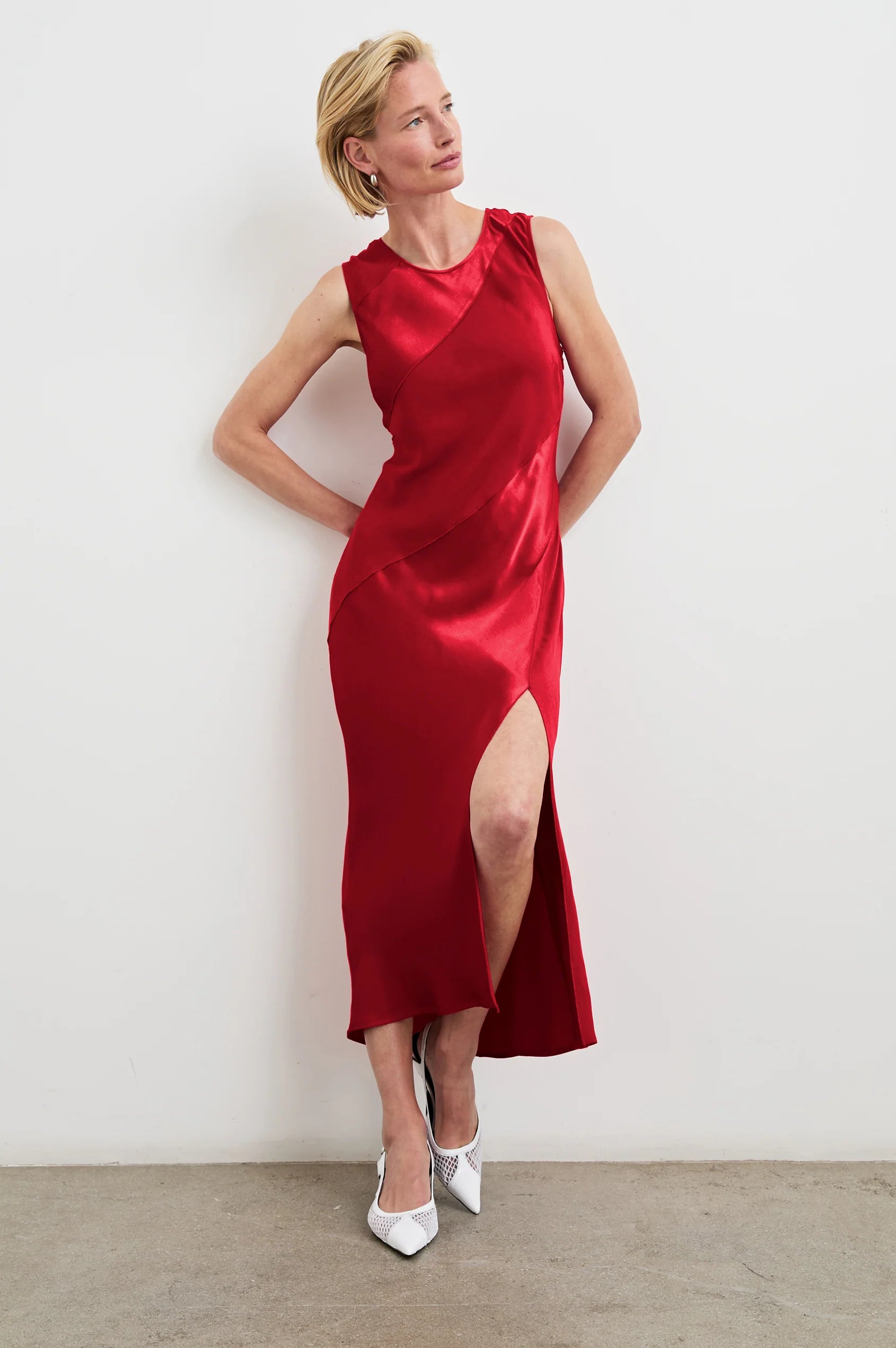 rails red dress Rails Women's Franca Midi Dress - Red - Size S