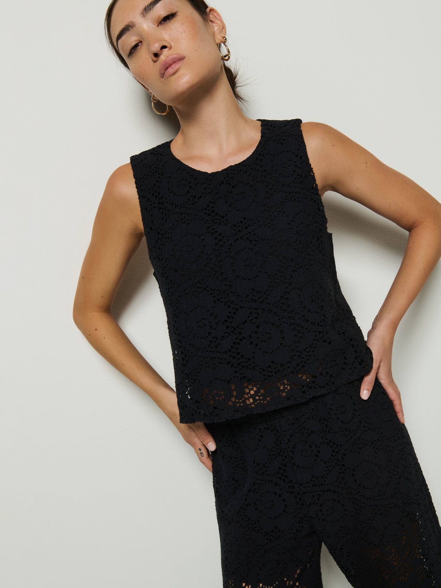 Shop the Sheri Lace Tank by Nation at Harbour Thread St. Pete for versatile warm-weather top you'll be wearing on repeat.
