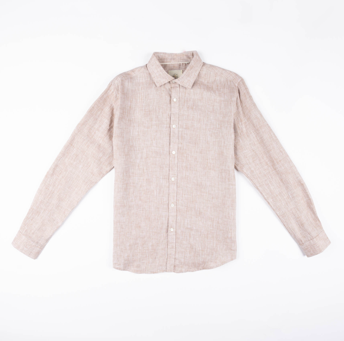 The Dylan Essentials Shirt in the color Almond