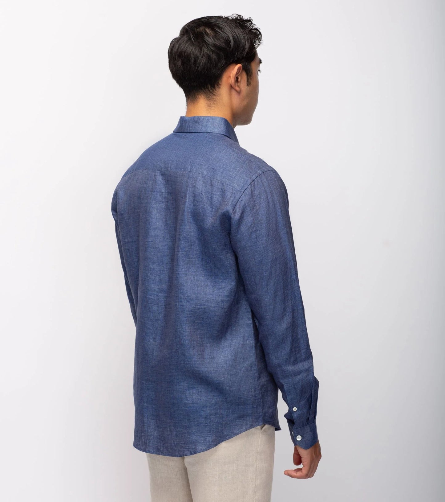 Men's cobalt blue button up shirt from Stitch Note