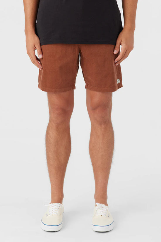 O'Neill's Corduroy 18" Shorts in the color Tobacco