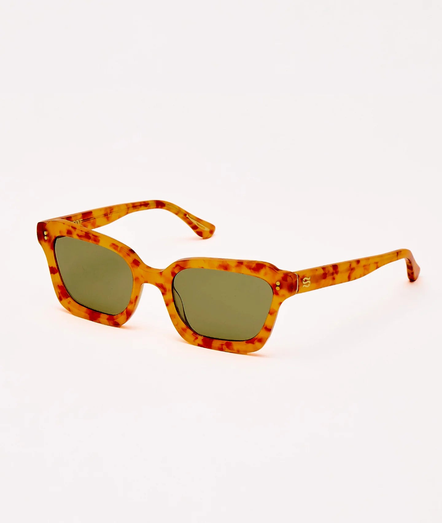 SARDINE Demi Oh Honey Tortoise Shell Square Frame Women's Sunglasses