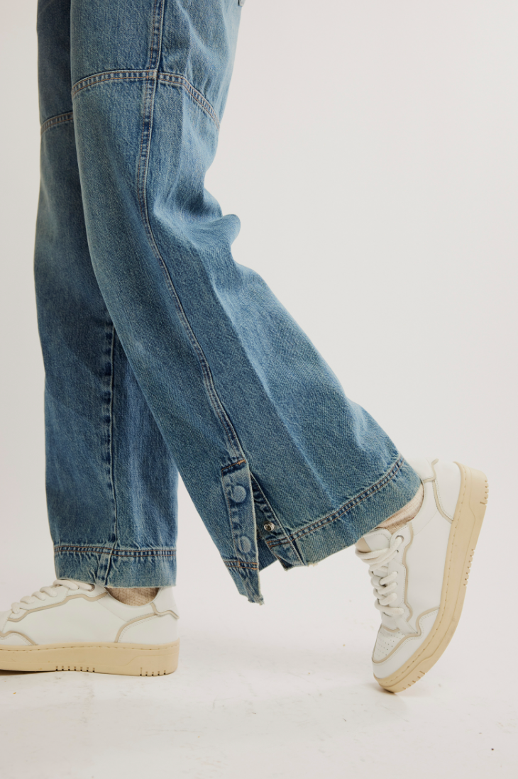Free People Benji Relaxed Wide Leg Jeans