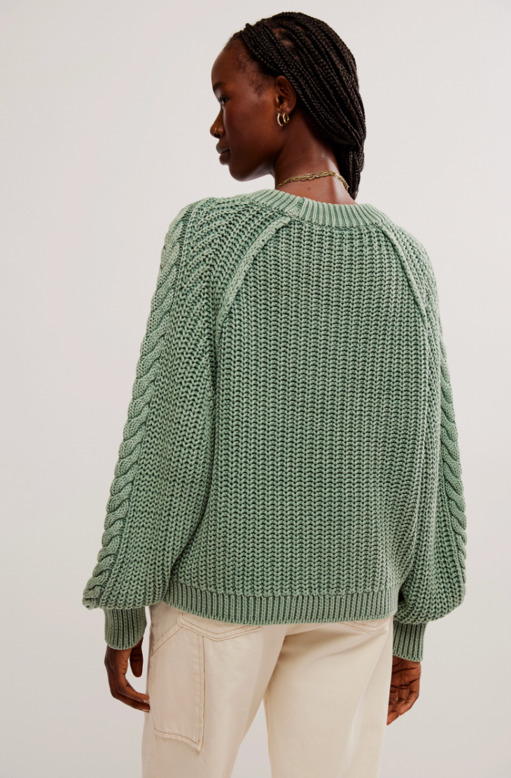 Free People Frankie Cable Sweater