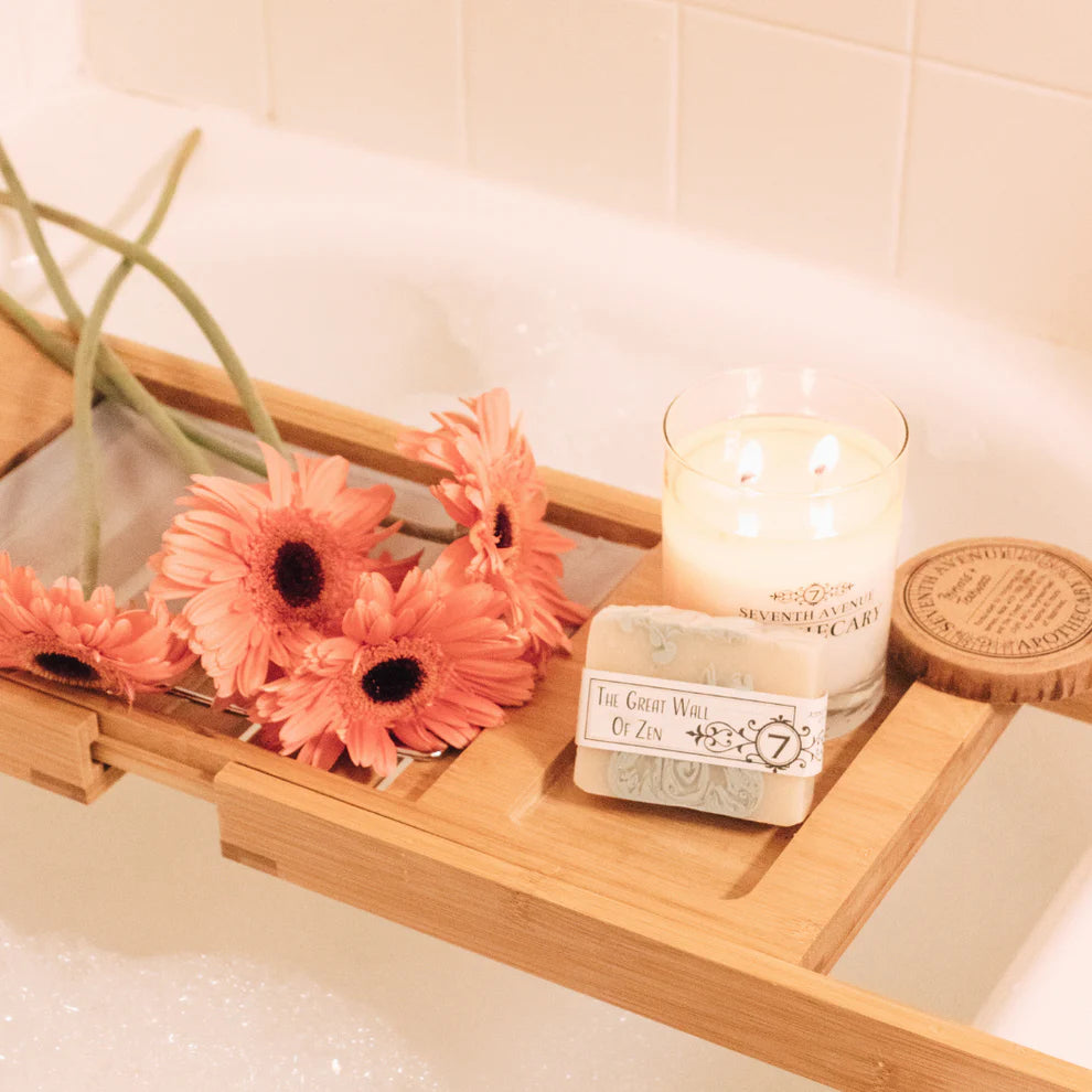 Shop the Seventh Avenue Apothecary Primrose + Teakwood Soy Wax Candle at Harbour Thread boutique
