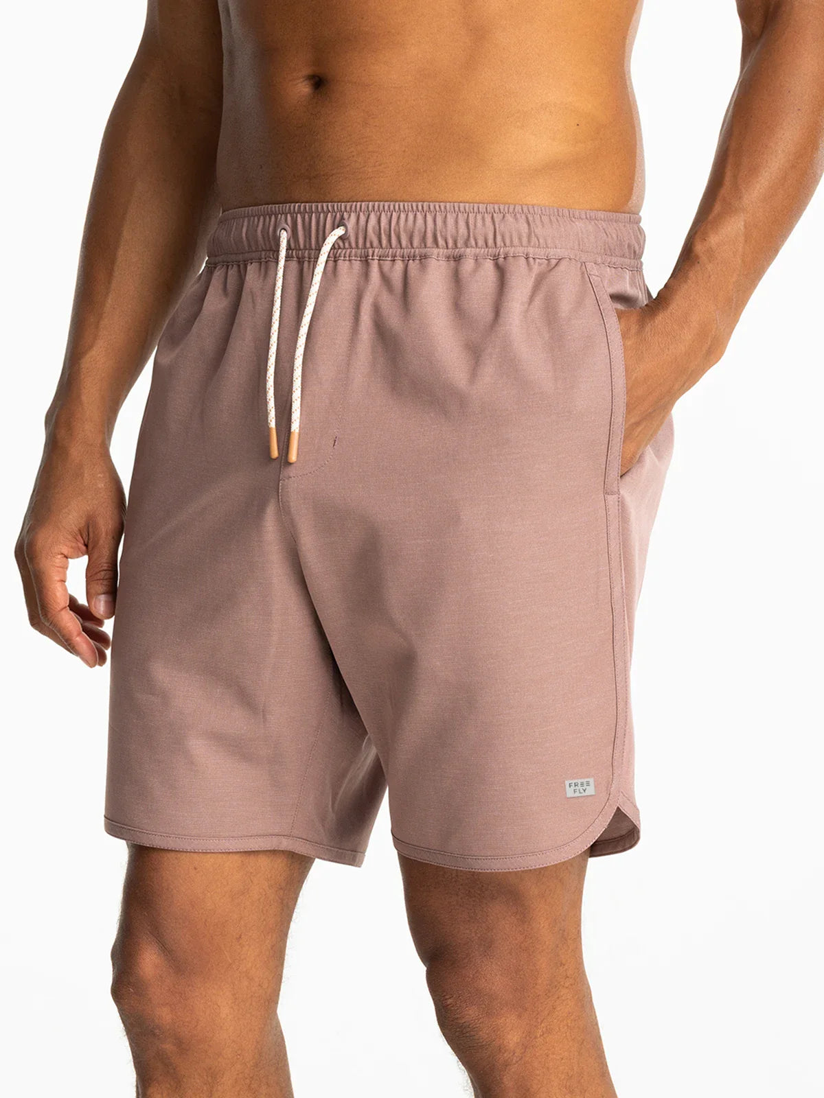Free Fly's Men's Reverb Short in the color Fig is available to shop at Harbour Thread.