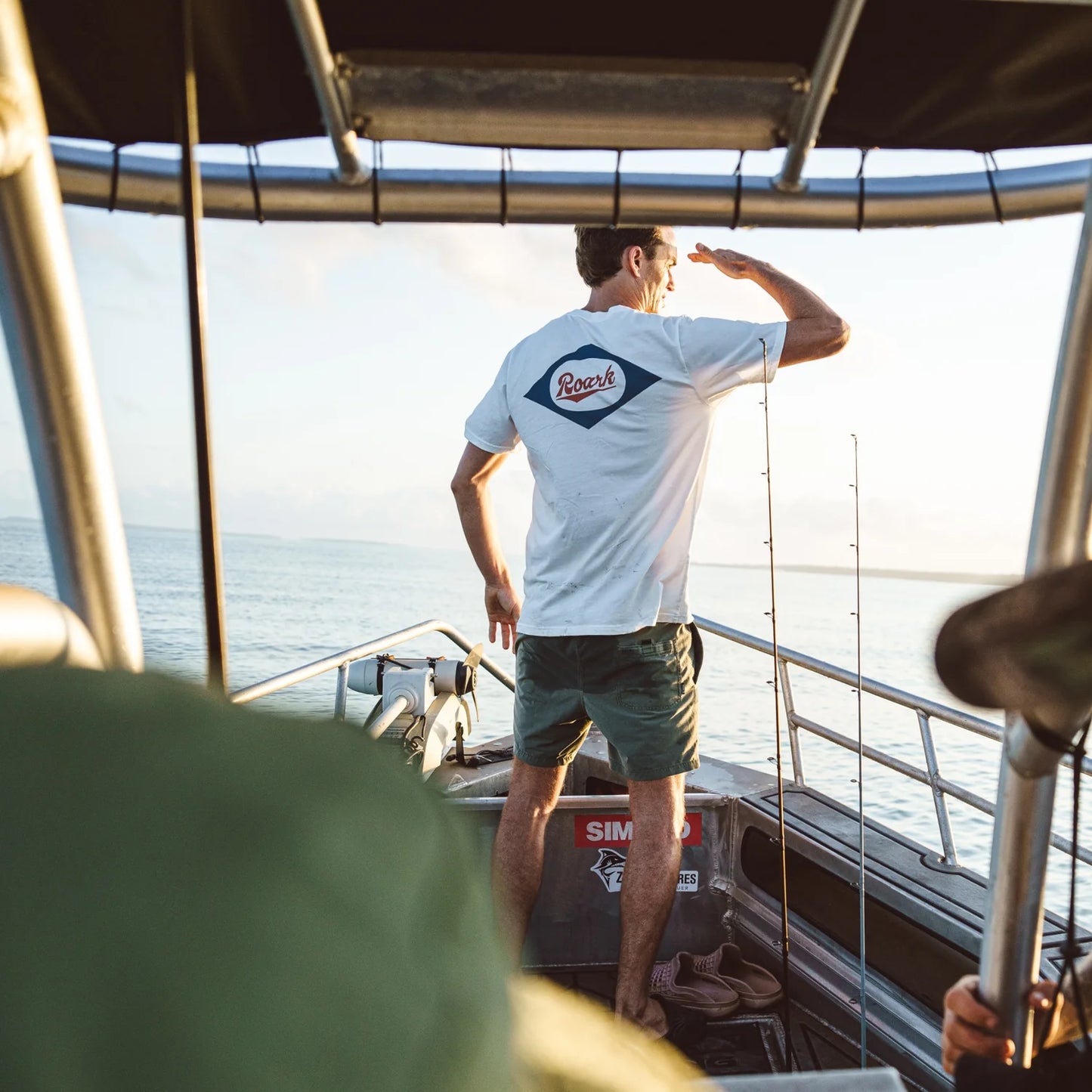 Roark's Diamond Script Premium Short Sleeve Men's Tee is available at Harbour Thread