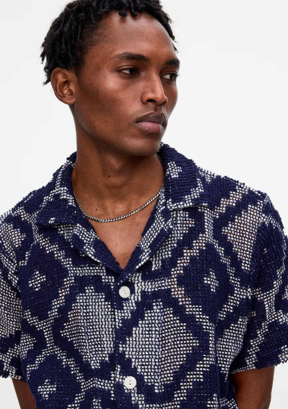 OAS Trastevere Cuba Crochet Shirt