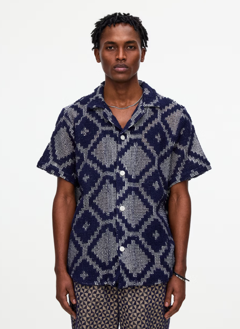 OAS Trastevere Cuba Crochet Shirt