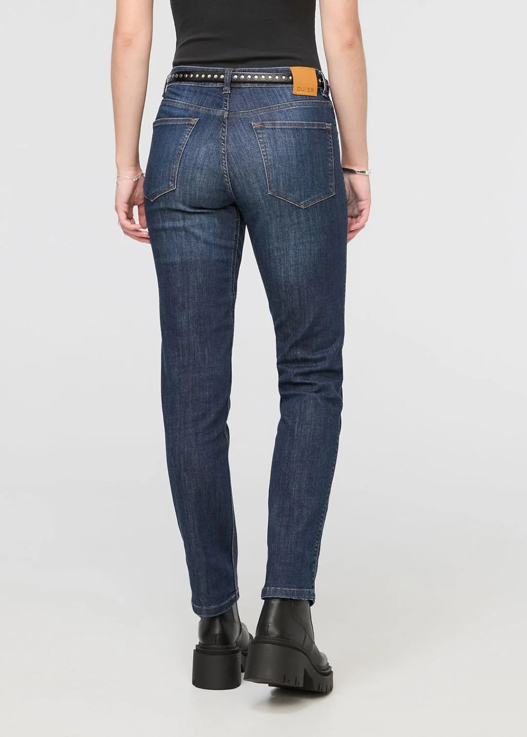 Find the DUER Women's Performance Denim Girlfriend Jeans at Harbour Thread boutique