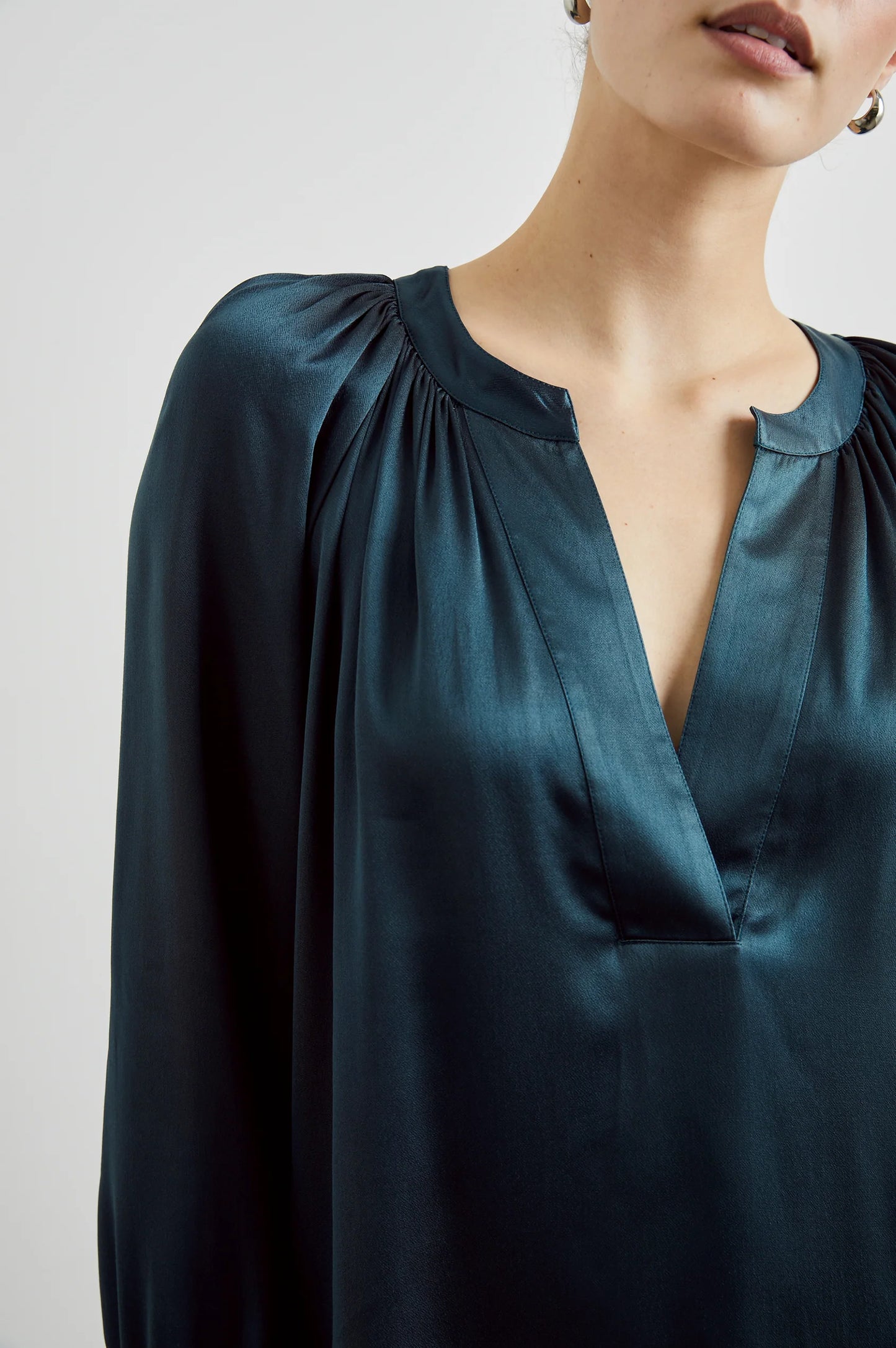 Design detail on the Deep Sea Wynna Top by Rails