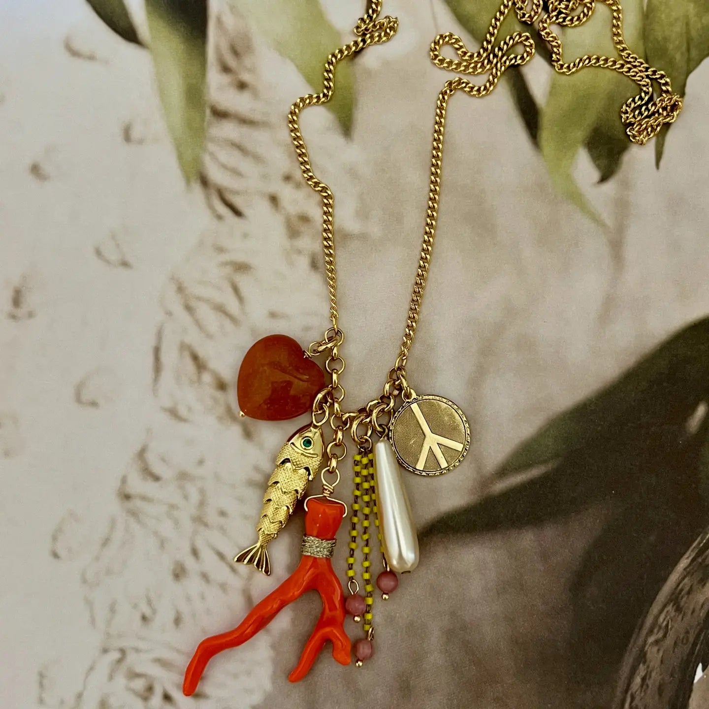 Shop the uniquely charming Splash Necklace by Sandrine France Studio.