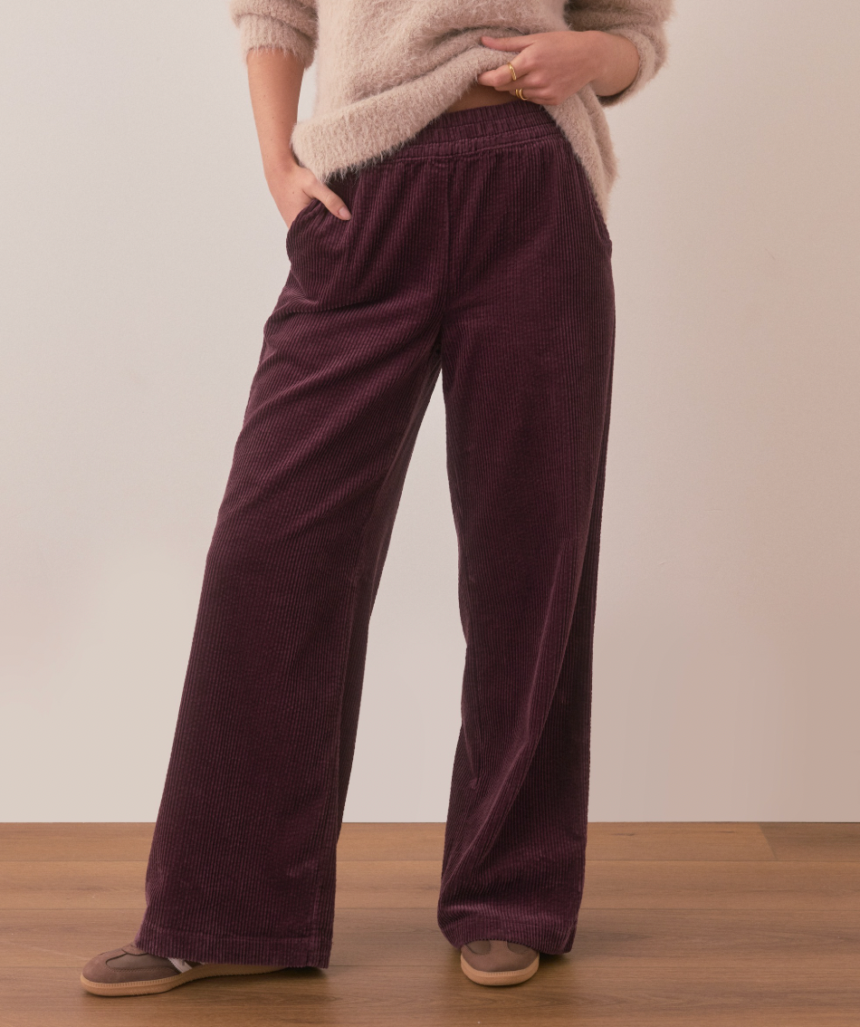 Find your new fall fashion obsession with Marine Layer's Allison Corduroy Trouser, now available at Harbour Thread boutique