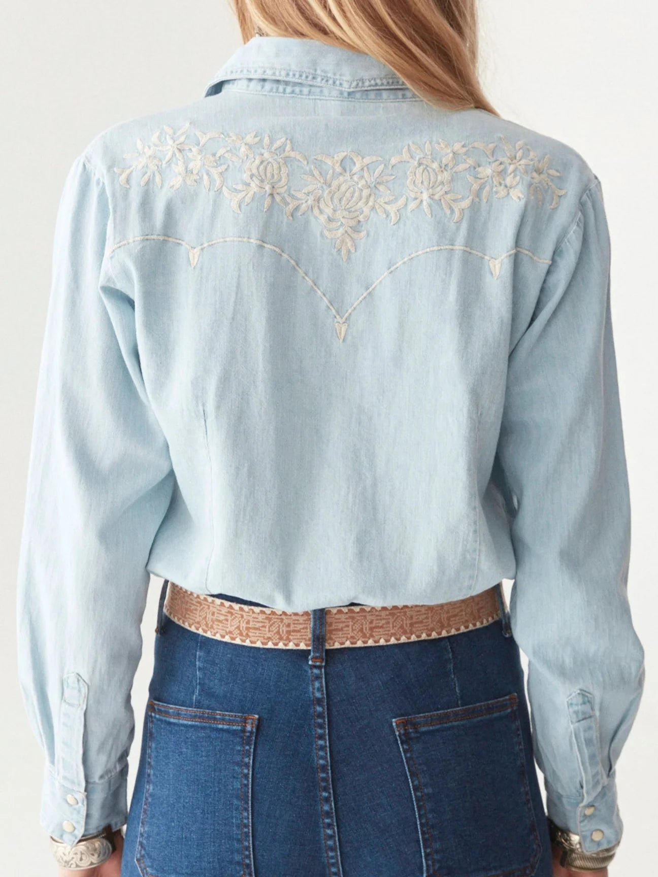 Mustang Blue Austin Blouse