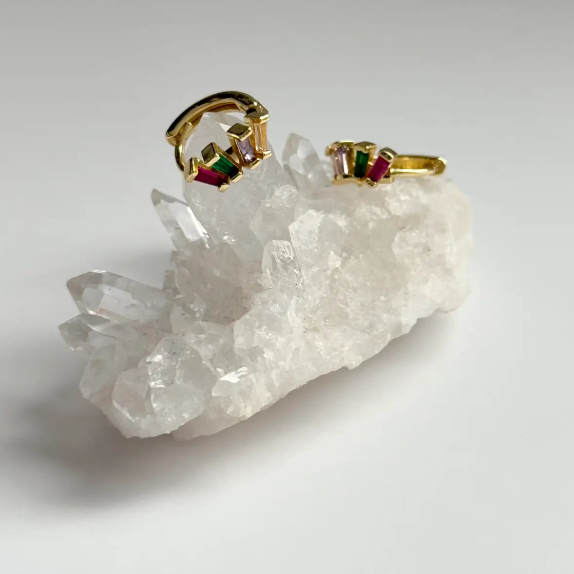 Tramps + Thieves Little Gem Huggie Hoops