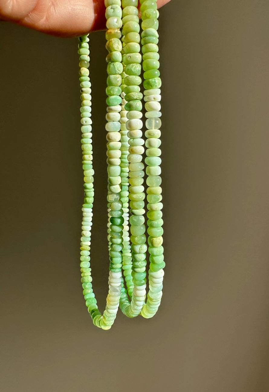 Accessorize in style with the Anokhi Green Opal Beaded Necklace. Find yours at Harbour Thread boutique in St. Pete, FL!