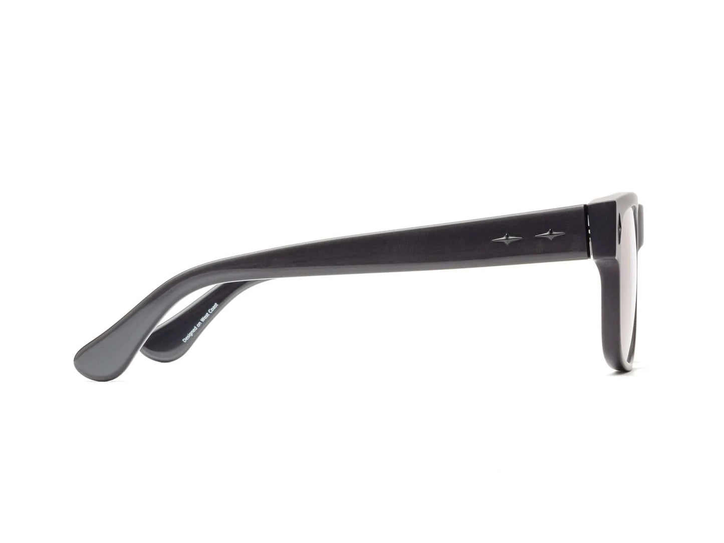 CADDIS Mister Cartoon Reading Glasses - Dark Metallic Grey