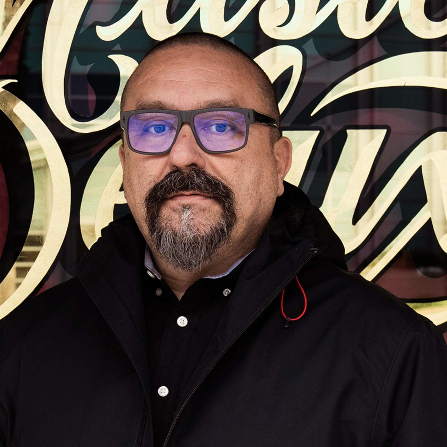 CADDIS Mister Cartoon Reading Glasses - Dark Metallic Grey