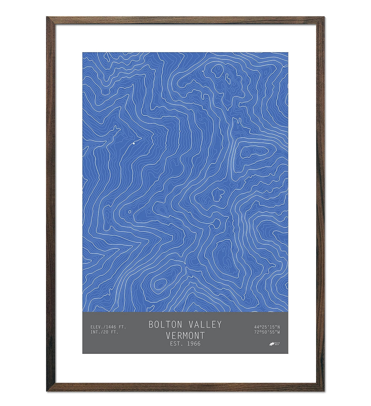 Shop the Muir Way Bolton Valley Print in Blue Sky at Harbour Thread in Burlington, VT.