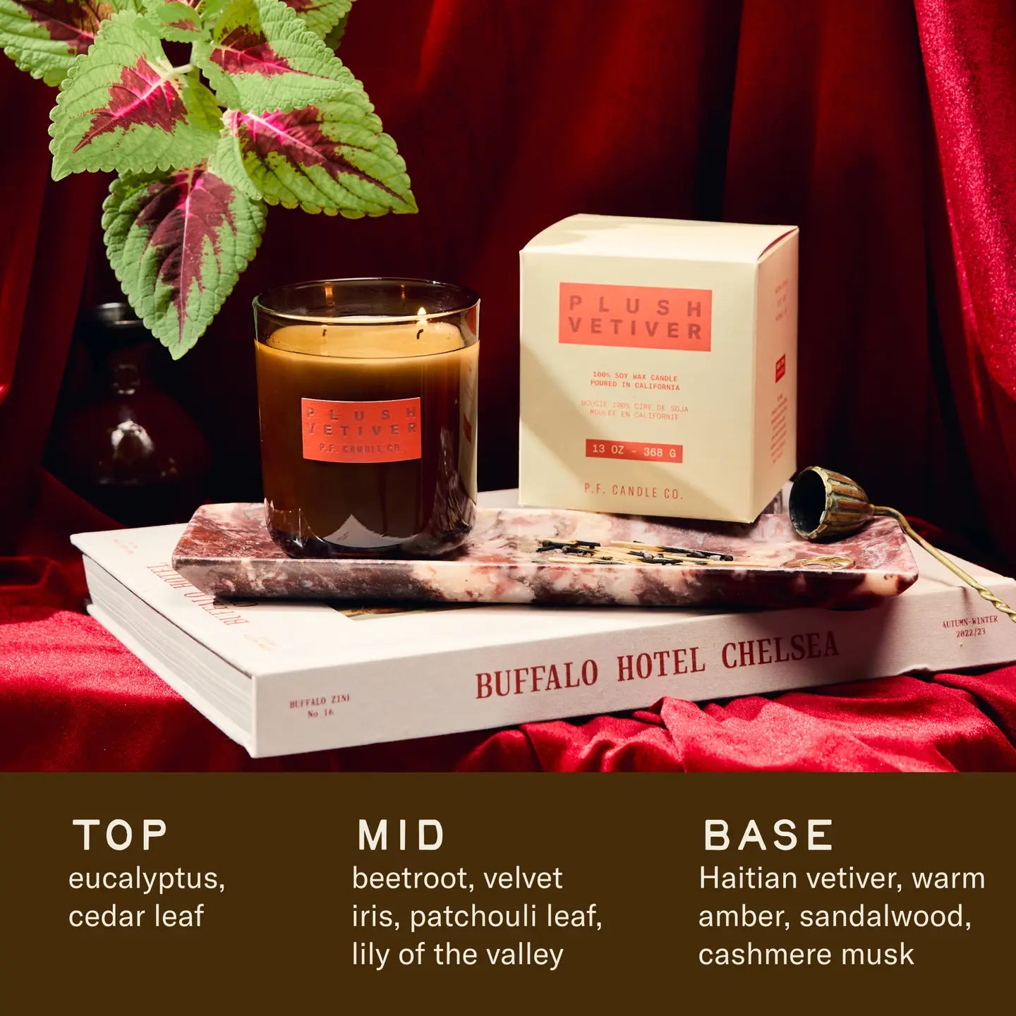 P.F. Candle Co. Plush Vetiver Hi-Fi Candle - 13 oz