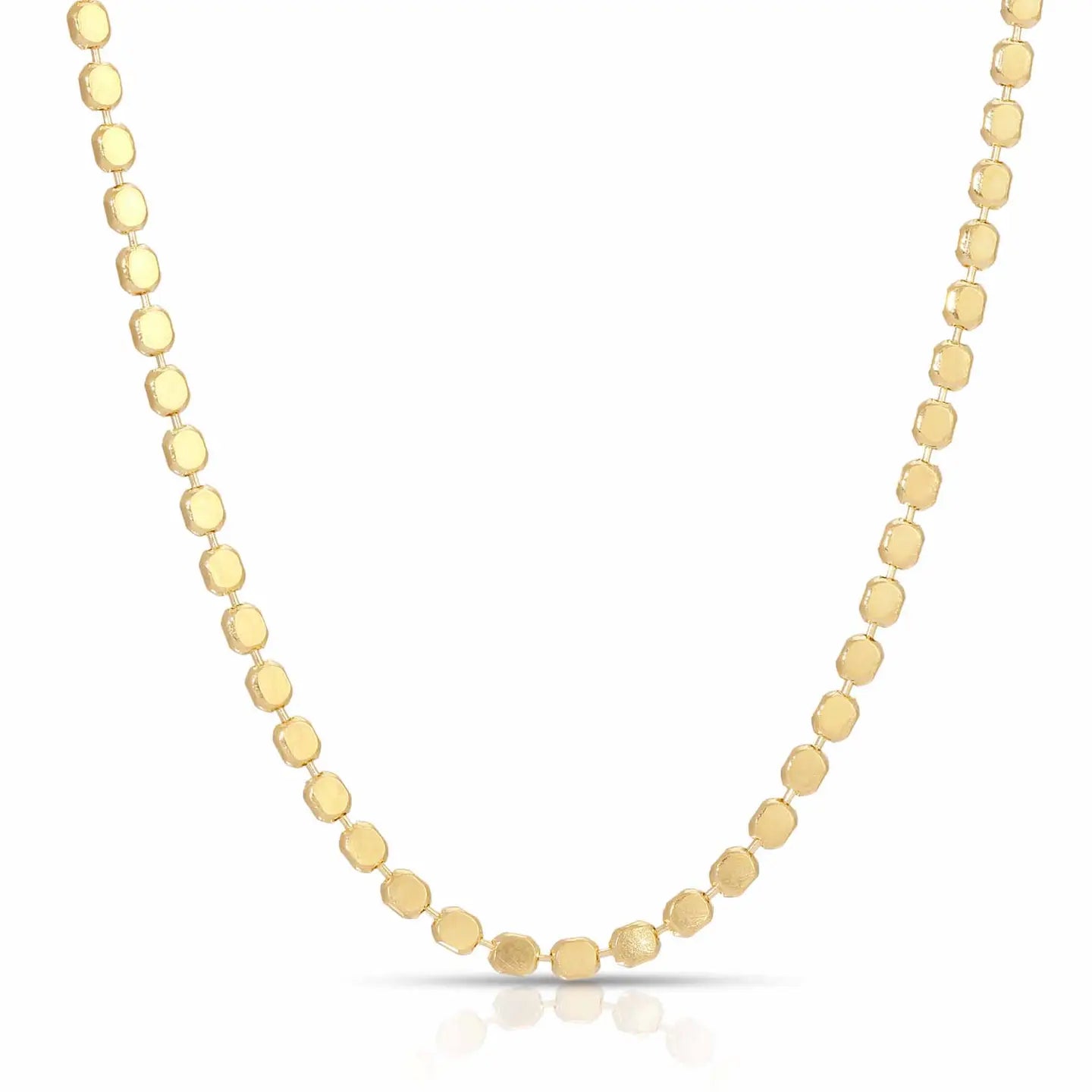 Shop the Gold Coin Chain Necklace by Glamrocks Jewelry at Harbour Thread