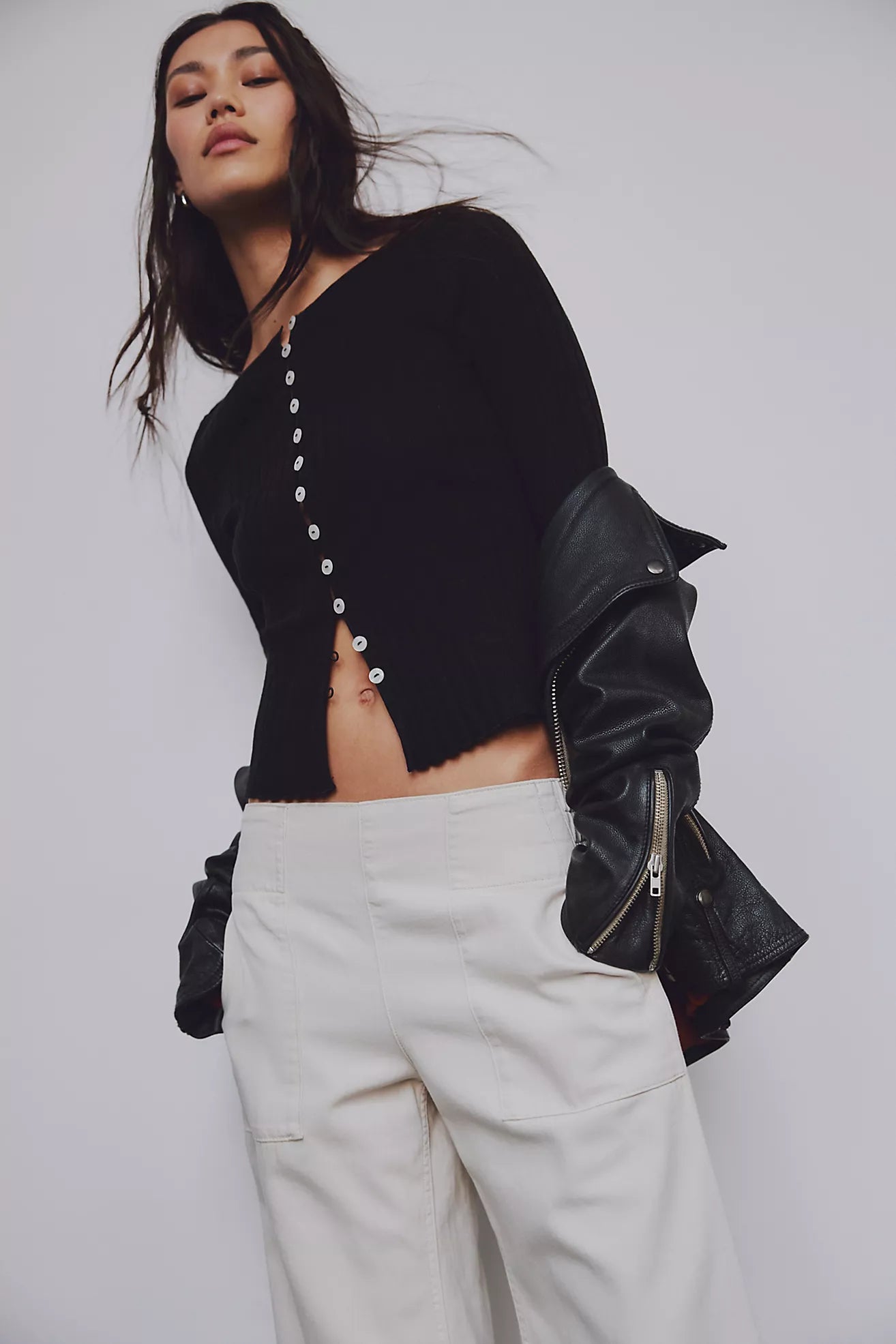 This fitted long sleeve top is a classic and versatile wardrobe staple from Free People. Find yours at Harbour Thread boutique in Burlington, VT!