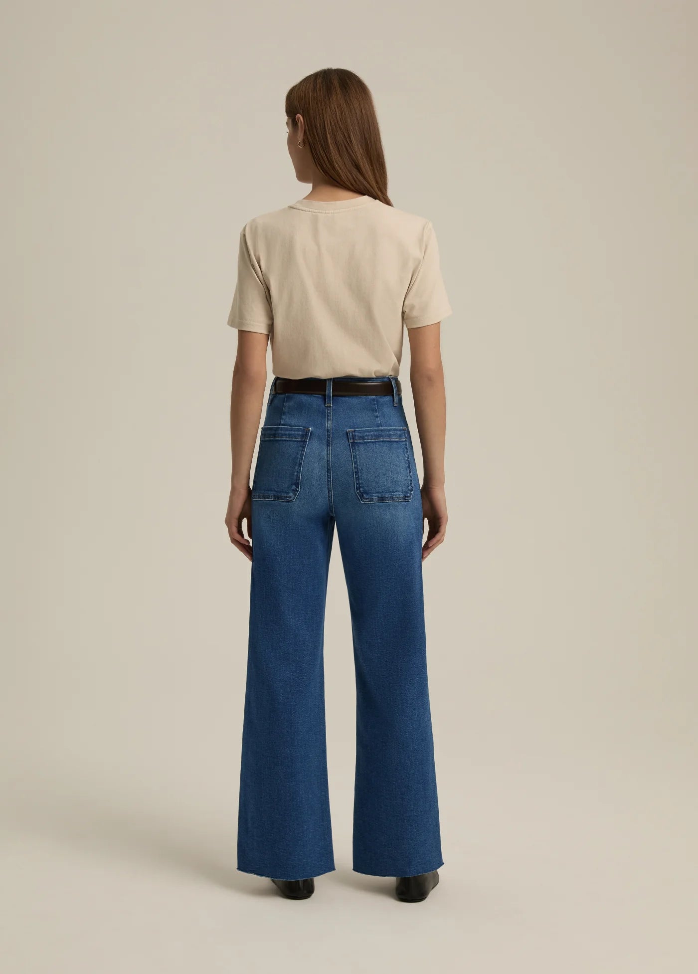 Favorite Daughter Mischa Super High Rise Wide Leg Ankle