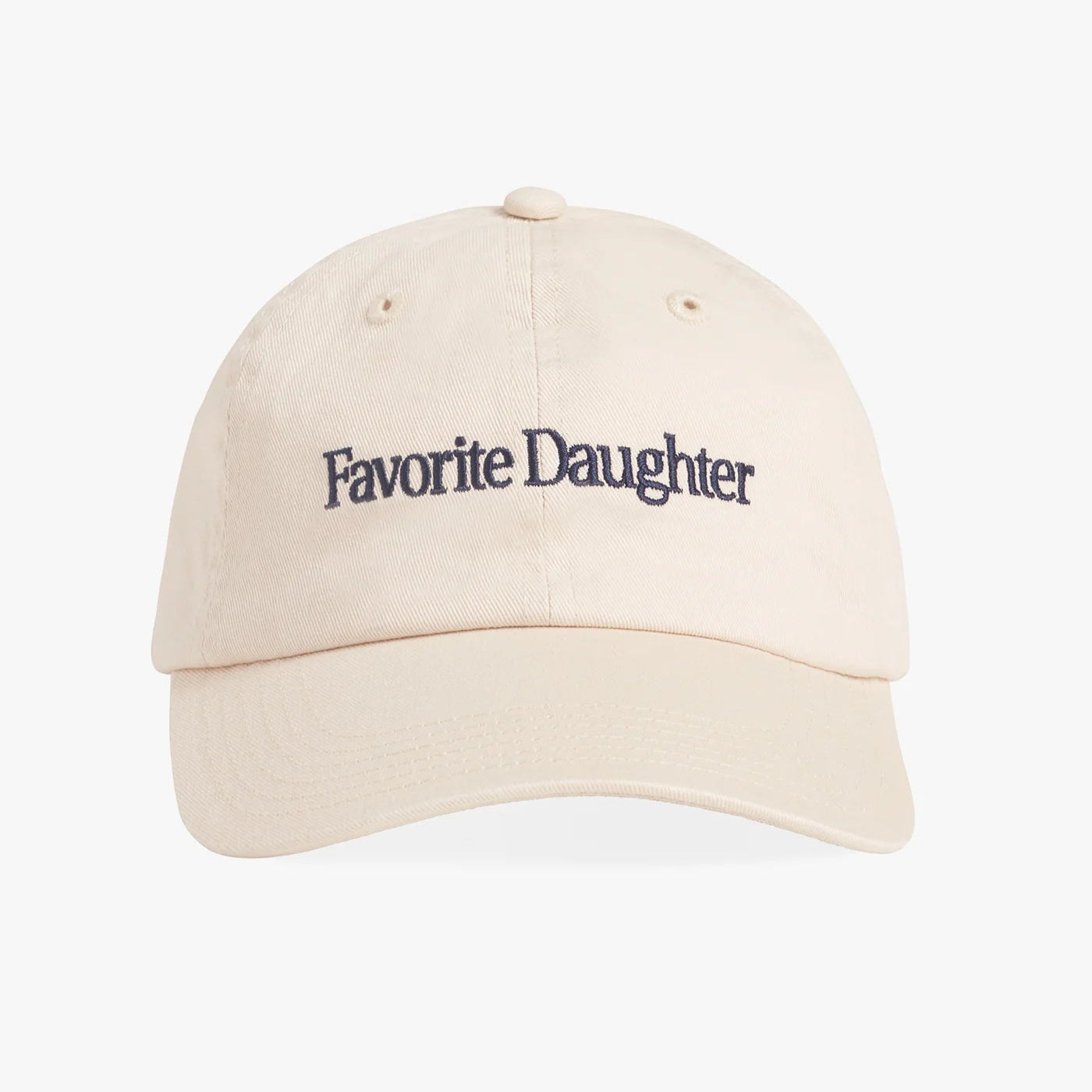The Favorite Daughter Classic Logo Baseball Hat in the color Khaki