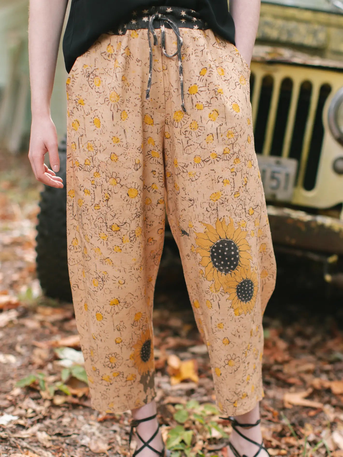 Market of Stars Milk & Honey Cropped Artist Pants