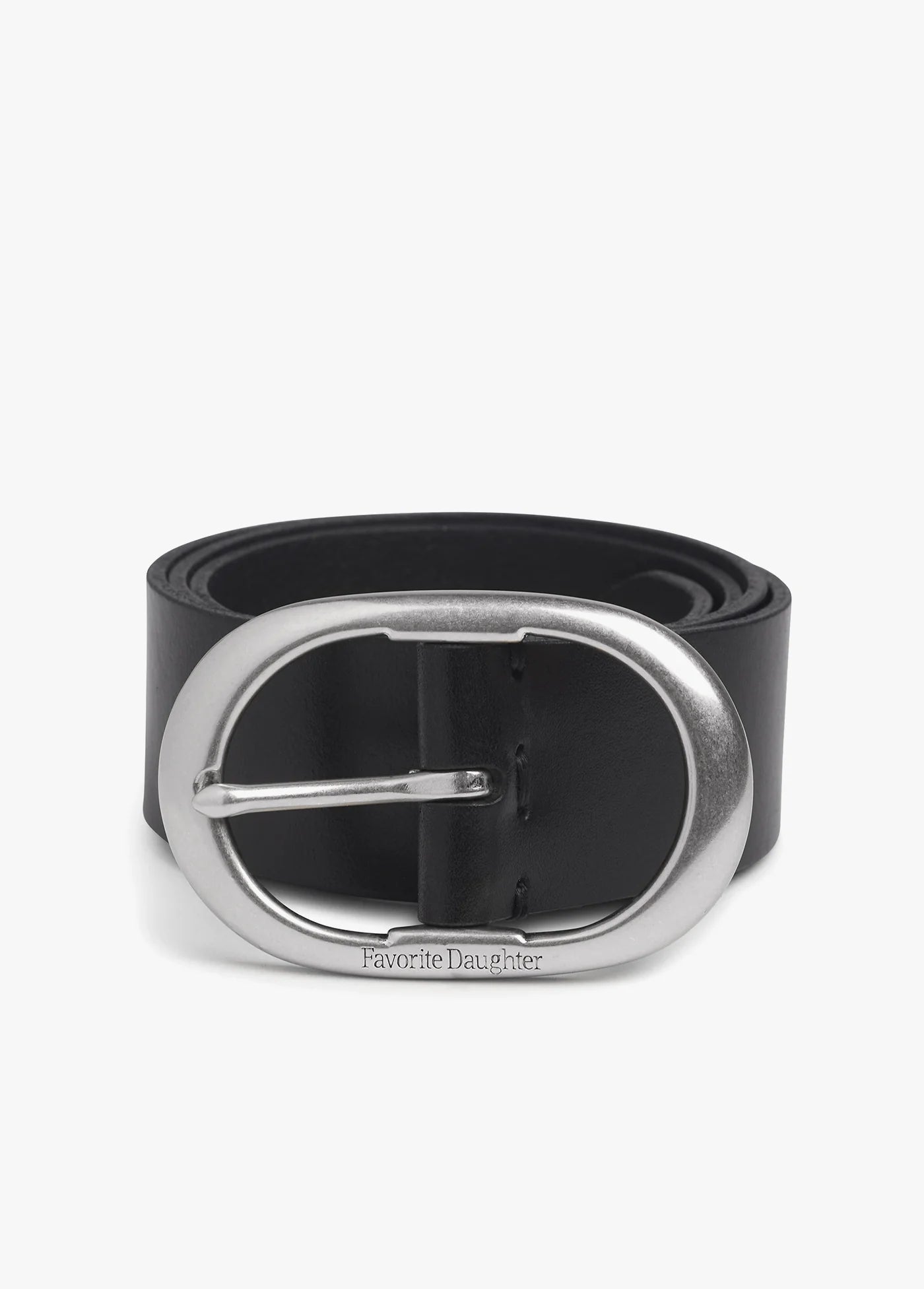 NEW FAVORITE DAUGHTER the favorite belt in black nickel Favorite Daughter The Lady Belt - Black/Nickel - $98 – Hand  main image 4