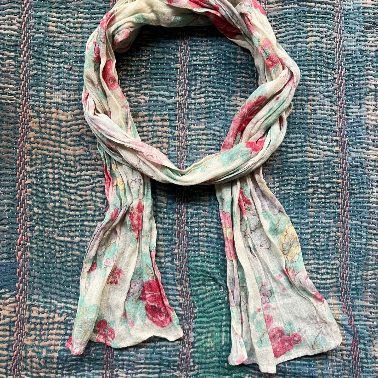 Maison Hotel Goa Scarf in Candy Roses