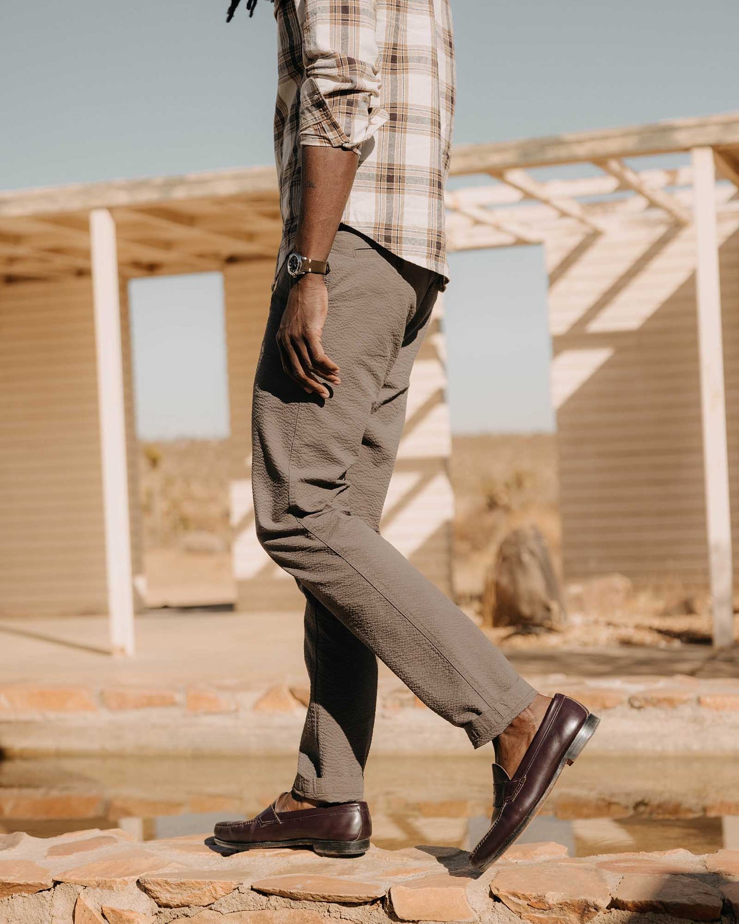 Shop the Canteen Seersucker Easy Pant by Taylor Stitch at Harbour Thread