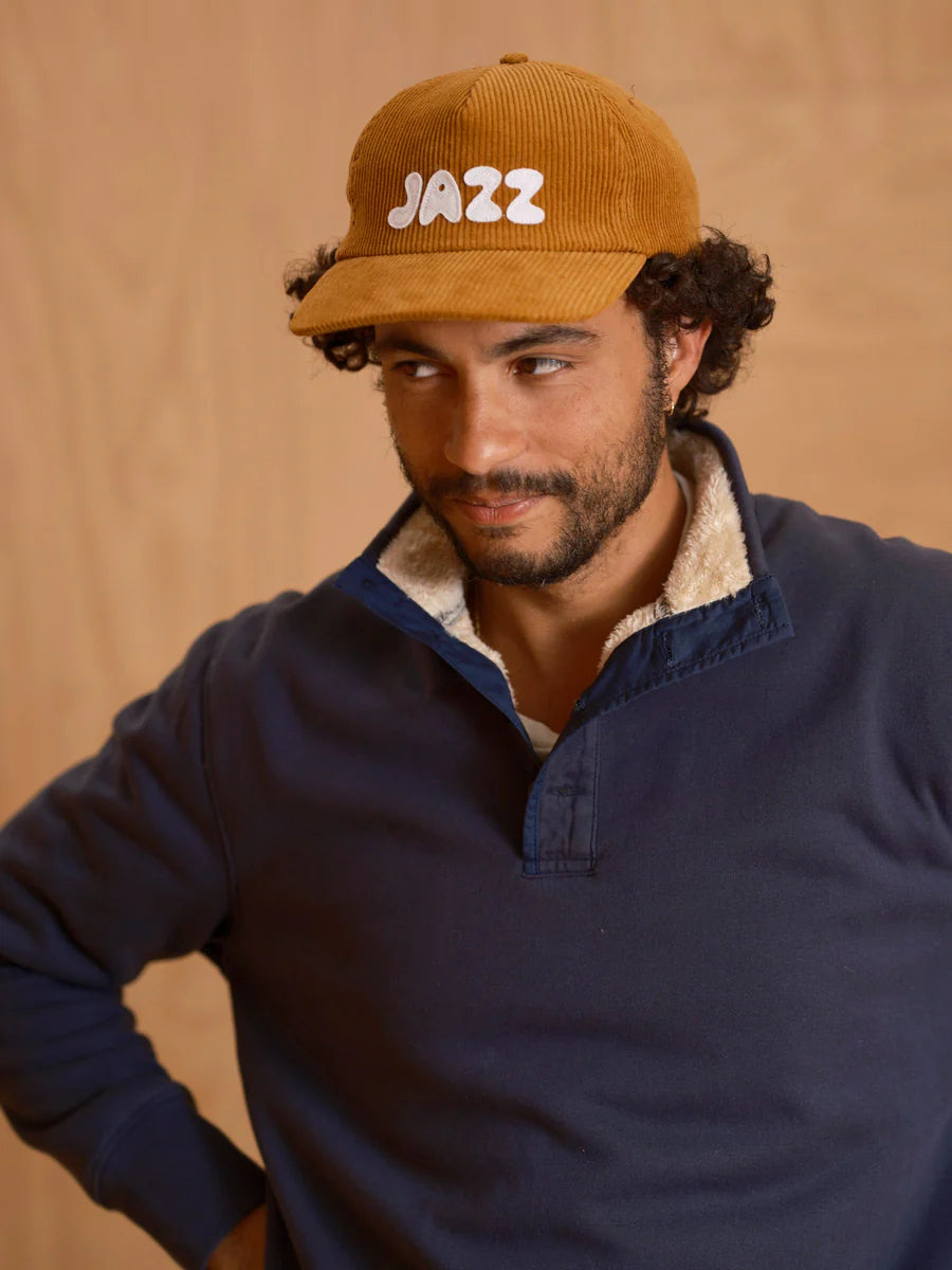 Stay cool and classy in the Jazz Dad Hat by Mollusk. Find yours at Harbour Thread in St. Pete, FL!