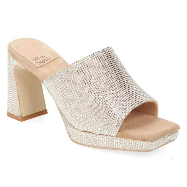 Jeffrey Campbell Caviar JS - Nude Suede Champagne