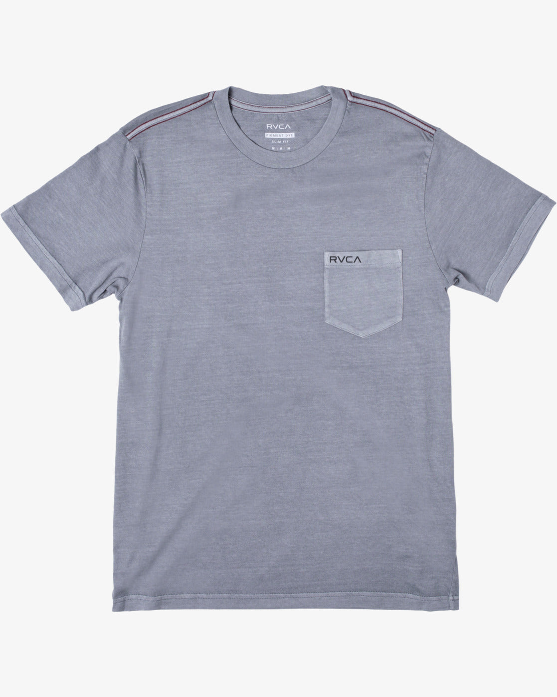 The PTC II Pigment Short Sleeve Tee by the brand RVCA, in the grey color Monument