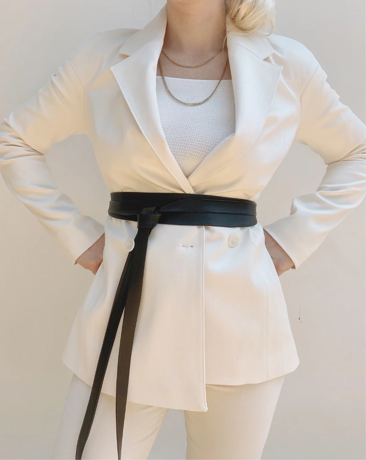 ADA Midi Wrap Leather Belt