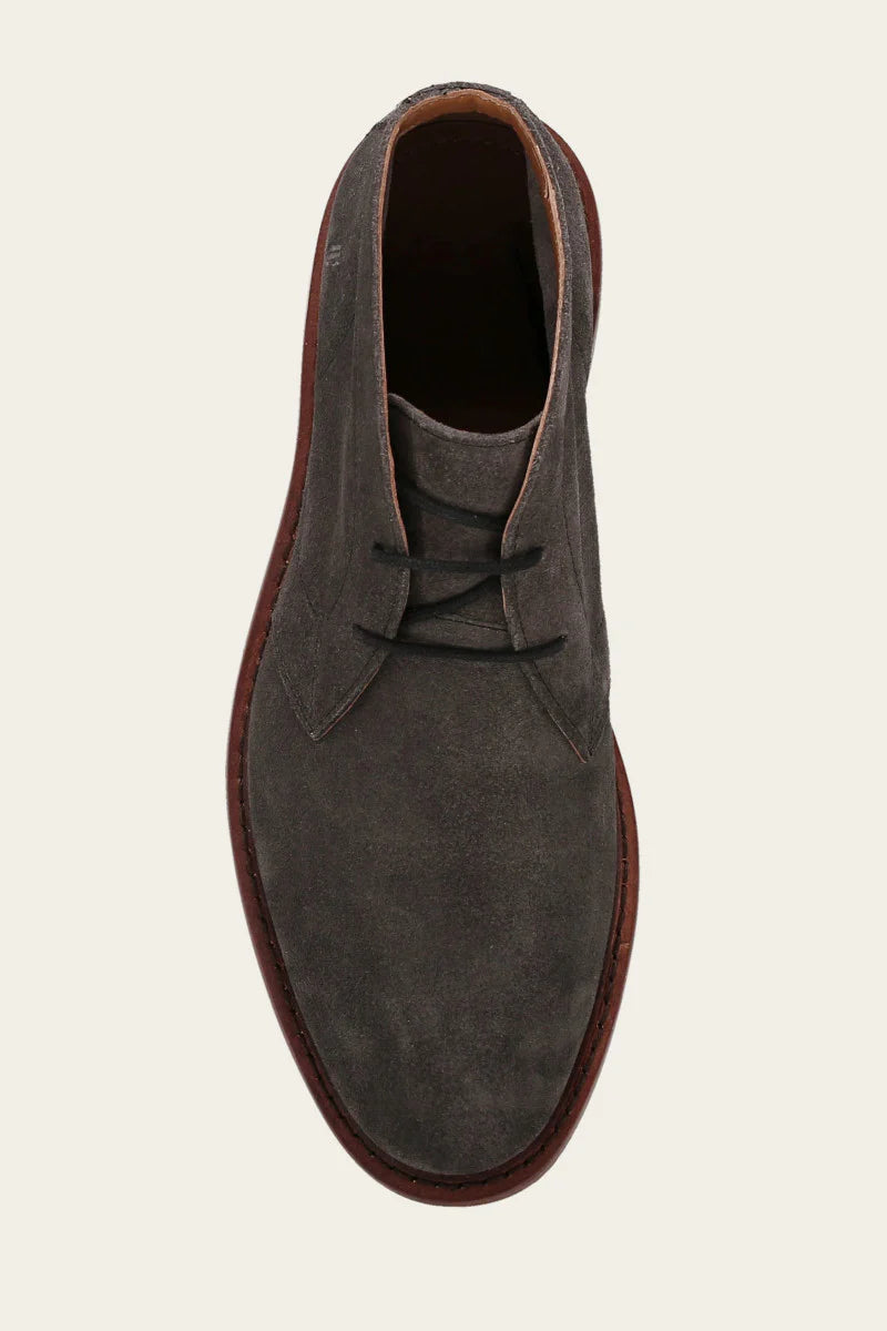 Frye men's suede shoe with rounded toe