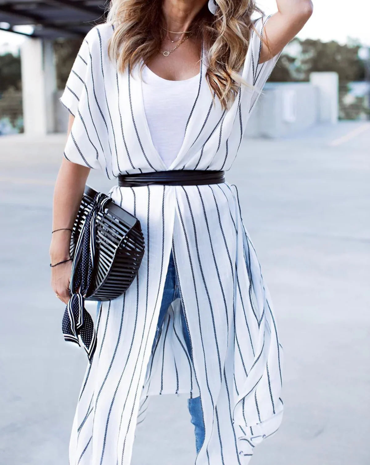 ADA Skinny Wrap Leather Belt