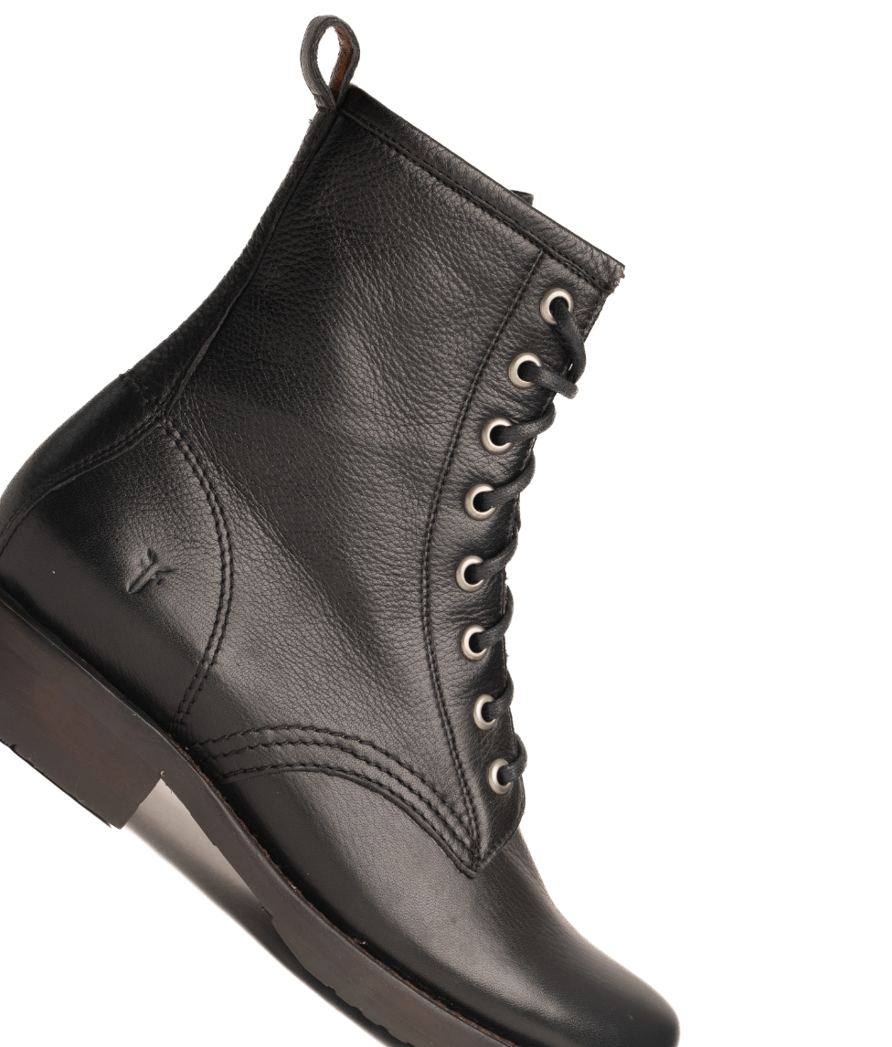 FRYE Veronica Combat Boot Black